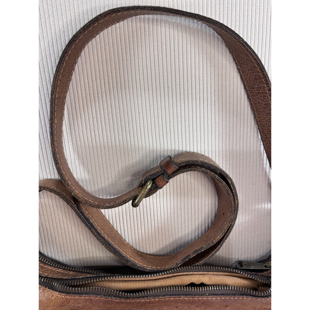Patricia Nash "Camila" Tooled Leather ‎ Tassel Crossbody Bag Cognac Brown  NWT - Picture 11 of 16
